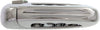 Rear Exterior Door Handle Compatible with 2002-2008 Dodge Ram 1500 and 2003-2009 Dodge Ram 2500 / Ram 3500 Chrome,With Slash Design Lever, Set of 2, Driver and Passenger Side