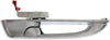 Compatible with Ram 1500 2011-2017 Exterior Door Handle Passenger Side Front or Rear, Chrome | Trim:All Submodels