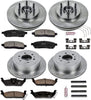 KOE1940 Autospecialty Front and Rear Replacement Brake Kit-Oe Brake Rotors & Ceramic Brake Pads