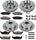 KOE1940 Autospecialty Front and Rear Replacement Brake Kit-Oe Brake Rotors & Ceramic Brake Pads