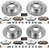 K6235-36 Front and Rear Z36 Truck & Tow Brake Kit, Carbon Fiber Ceramic Brake Pads and Drilled/Slotted Brake Rotors