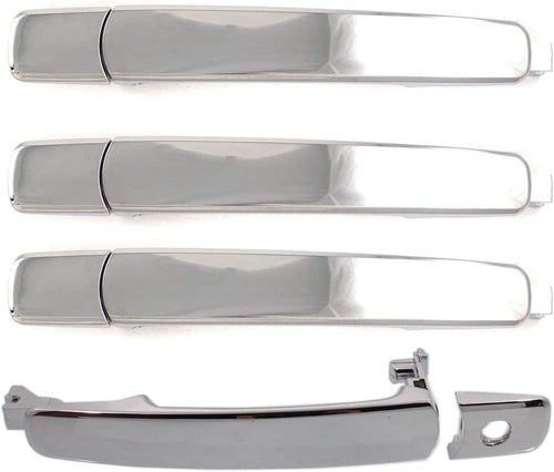 Exterior Door Handle Set Compatible with 2008-2013 Nissan Rogue, Fits 2003-2007 Nissan Murano, Fits 2003-2007 Infiniti G35, Fits 2014-2015 Nissan Rogue Select, Coupe