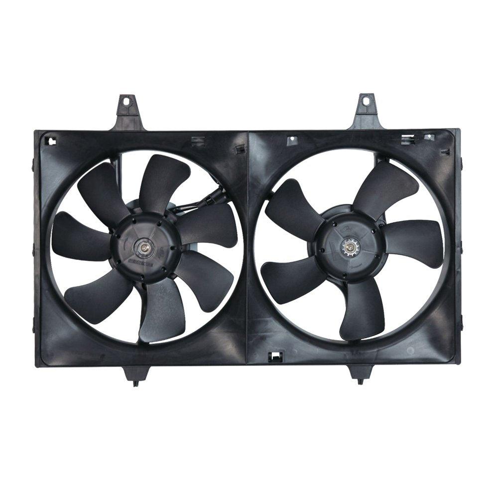 620050 for Nissan Maxima Replacement Radiator/Condenser Cooling Fan Assembly Fits 1996 Nissan Maxima