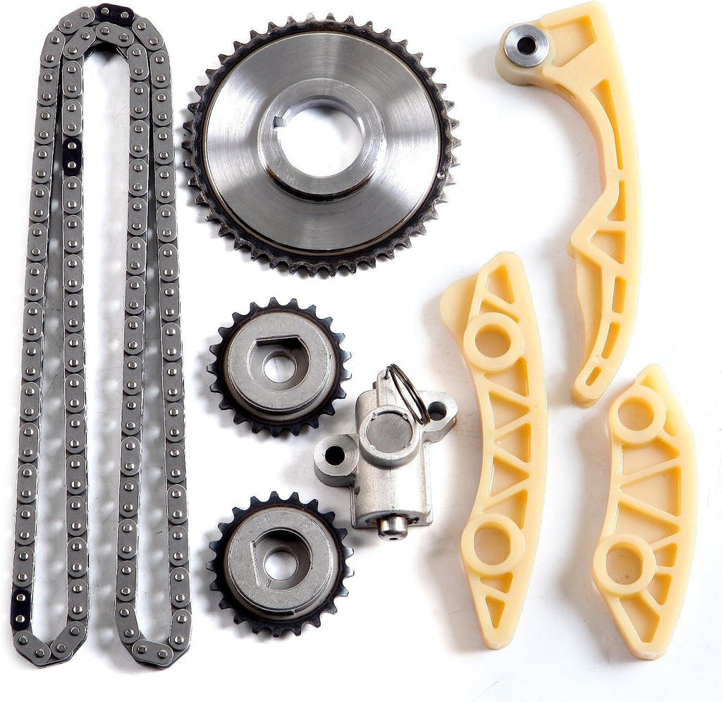 9-4202S Engine Timing Chain Kit Sets Replaces for Pontiac for Chevrolet for Saturn for Oldsmobile Sunfire HHR Cobalt Sky Vue G5 Aura Malibu Ion Cavalier Classic Grand Am Alero 2.2L 2.0L 2.4L