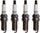 Denso Set of 4 Iridium TT Spark Plugs Gap 0.040 for Toyota Dodge Hyundai Jeep L4