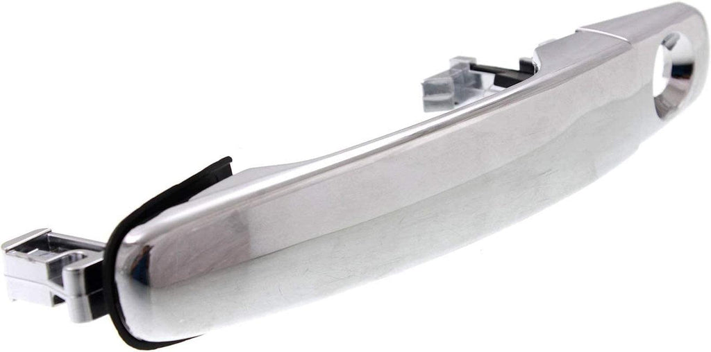 Front and Rear Exterior Door Handle Set of 4 Compatible with 2004-2008 Chevrolet Malibu, Fits 2005-2009 Chevrolet Equinox, Fits 2005-2010 Pontiac G6 Chrome Driver and Passenger Side