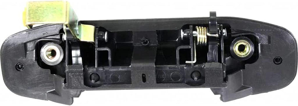 For Mitsubishi Montero Exterior Door Handle Rear, Driver Side Smooth Black (1998-2000) | Trim: Base