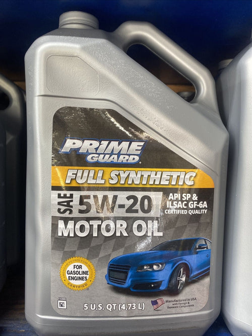 Prime Guard Motor Oil 5W/20 Full Sysnthetic