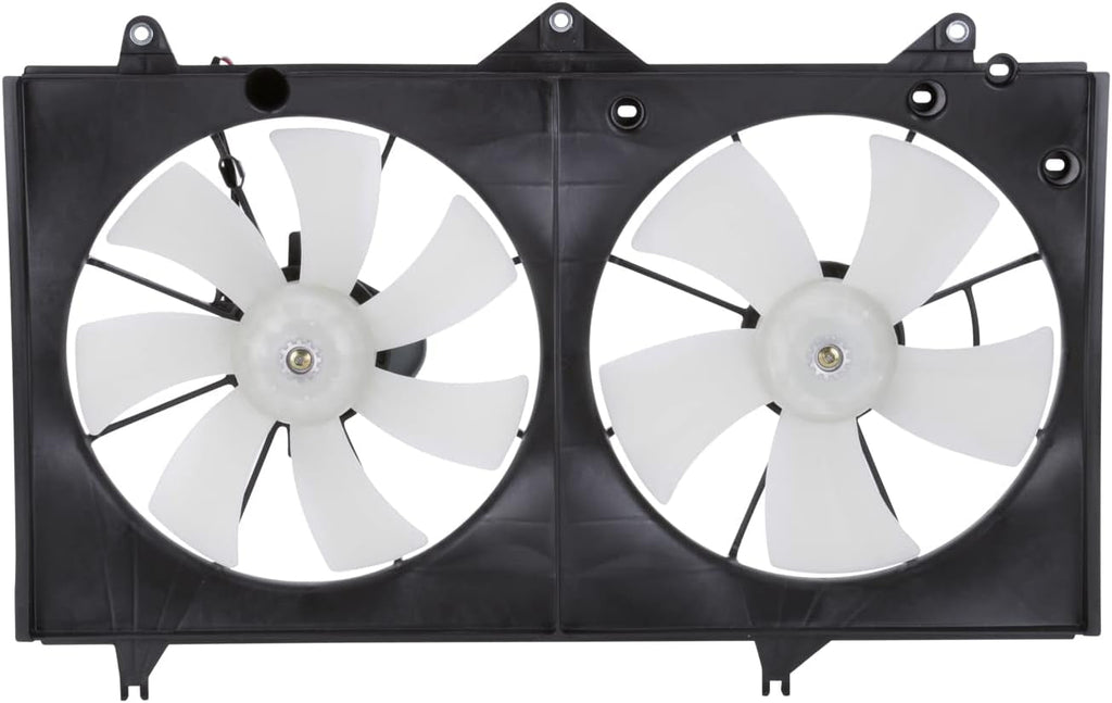 620400 Cooling Fan Assembly Compatible with 2002-2006 Toyota Camry Black