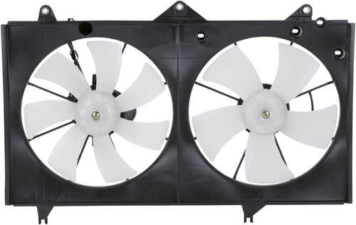 620400 Cooling Fan Assembly Compatible with 2002-2006 Toyota Camry Black