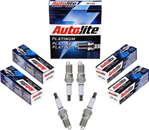 Platinum AP103 Automotive Replacement Spark Plugs (4 Pack)