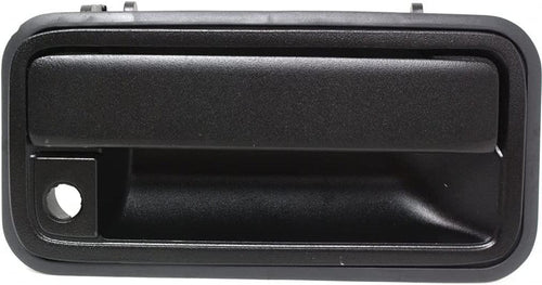 for Chevy C2500 Suburban Exterior Door Handle Rear - Back Door Textured Black 1992-1999 | with Key Hole | Trim: All Submodels | GM1915122 | 15050661