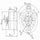 TYC 630690 Engine Cooling Fan Motor