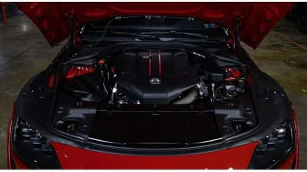 MMICP-SUP-20BK Performance Charge Pipe, Compatible with Toyota Supra GR 3.0L 2020+, Micro-Wrinkle Black