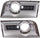 for GMC Terrain Fog Light Cover 2010 11 12 13 14 2015 Driver & Passenger Side Pair/Set | Bezel | Chrome | DOT/SAE Compliance | GM1038123 + GM1039123 | 25818477 + 25818476
