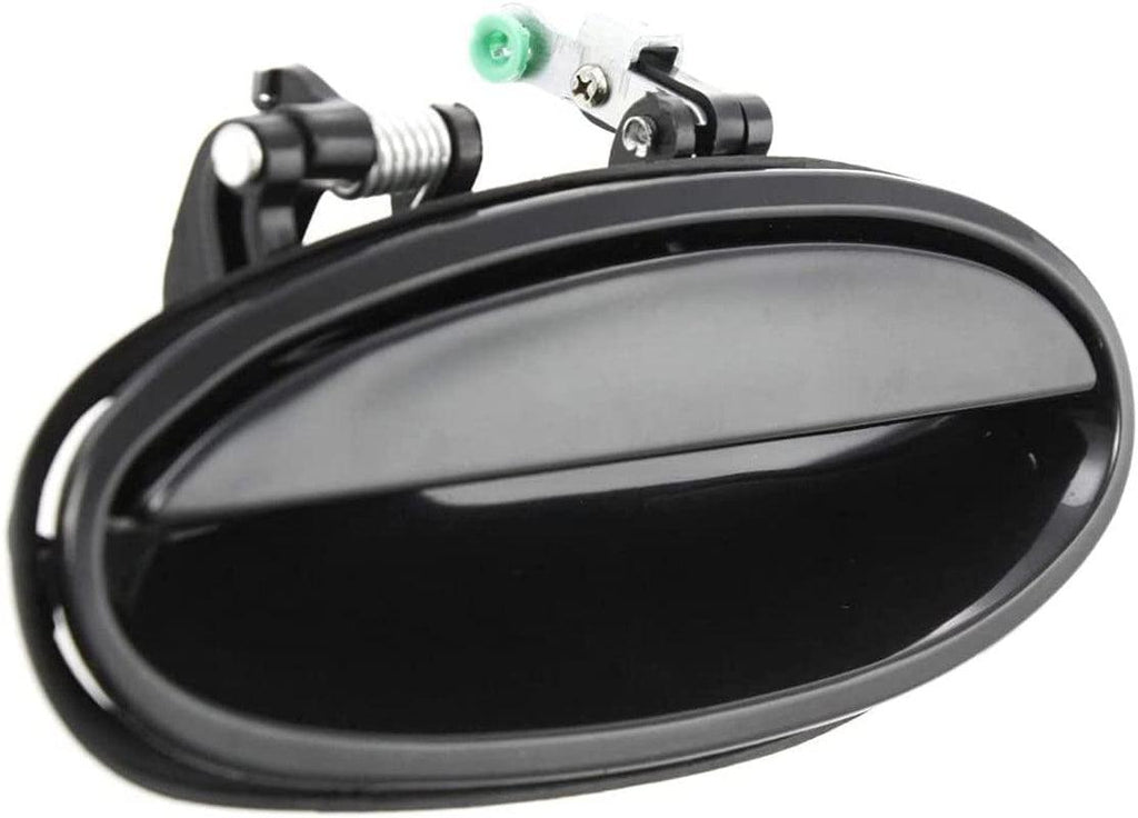 For Buick Lesabre Exterior Door Handle Rear Driver Side Smooth Black 2000-2005 | Trim:All Submodels