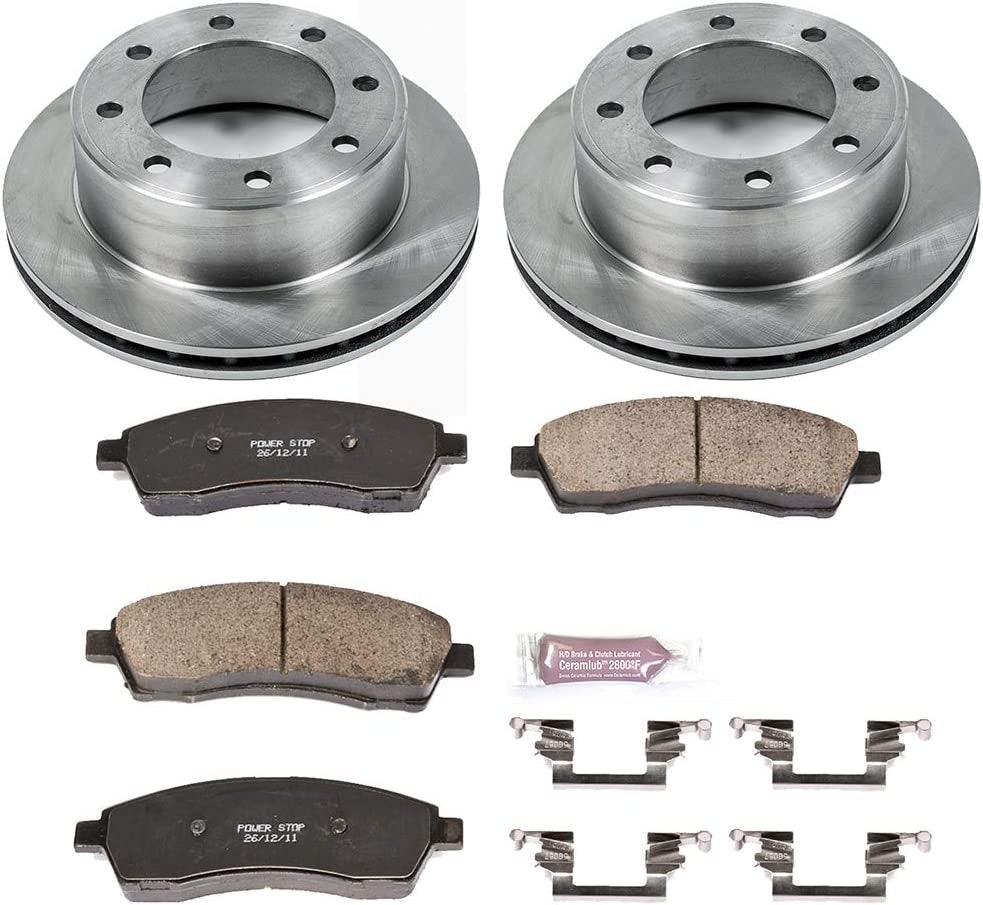 KOE1890 Autospecialty Rear Replacement Brake Kit-Oe Brake Rotors & Ceramic Brake Pads