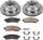 KOE1890 Autospecialty Rear Replacement Brake Kit-Oe Brake Rotors & Ceramic Brake Pads
