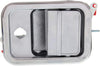 for Freightliner Classic Exterior Door Handle Front, Passenger Side Chrome (2001-2009) | with Key Hole| Trim: Base/120