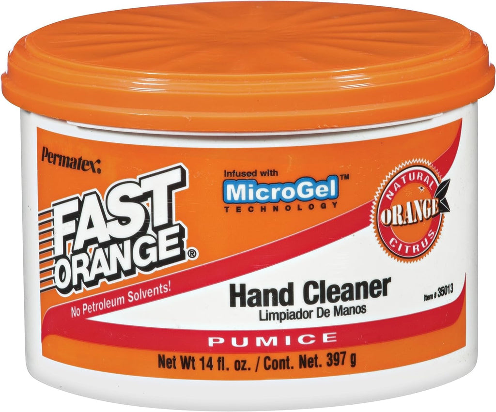 Permatex 35013 Fast Orange Pumice Cream Hand Cleaner, 14 Oz., Pack of 1