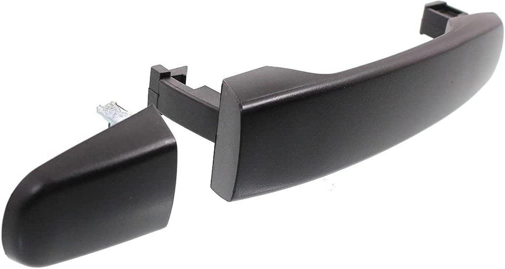 Front or Rear Exterior Door Handle Set of 2 Compatible with 2004-2008 Chevrolet Malibu, Fits 2005-2009 Chevrolet Equinox Textured Black Driver and Passenger Side