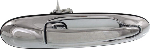 Rear, Passenger Side Exterior Door Handle Compatible with 1998-2002 Lincoln Town Car