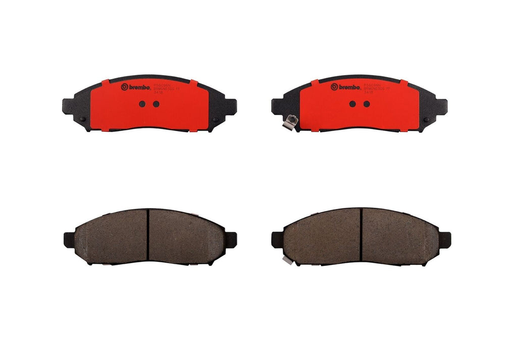 Brembo Front Disc Brake Pad Set for NV200, City Express, LEAF (P56096N)
