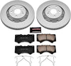CRK2952 Coated Brake Rotor & Ceramic Brake Pads- Front