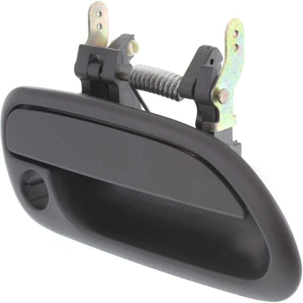 for Subaru Outback Exterior Door Handle Front, Passenger Side Textured Black (2000-2004) | with Key Hole | Trim:All Submodels | SU1311103 | 61021AE18ANN
