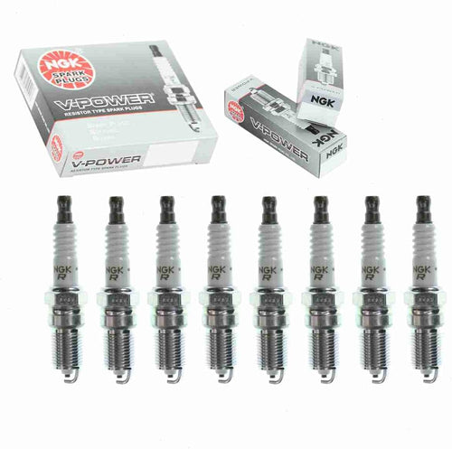 8 Pc NGK V-Power Spark Plugs Compatible with Ford F-150 5.4L V8 1999-2003