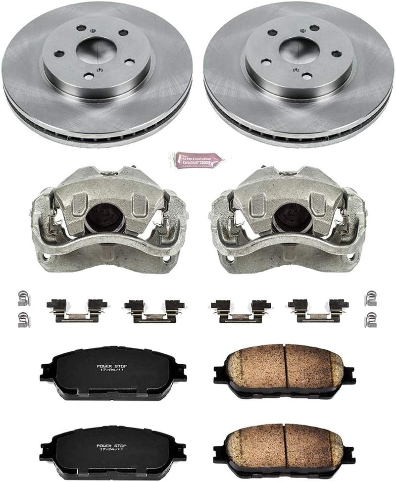 KCOE5438A Autospecialty 1-Click OE Replacement Brake Kit with Calipers