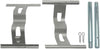 Gold 18H1200 Front Disc Brake Caliper Hardware Kit with Clips and Pins