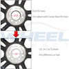 WHEEL CONNECT Hub Centric Rings,76.1 to 71.5, Set of 4, Aluminium Alloy Hubrings, O.D:76.1-I.D:71.5Mm. 10Mm Height. A