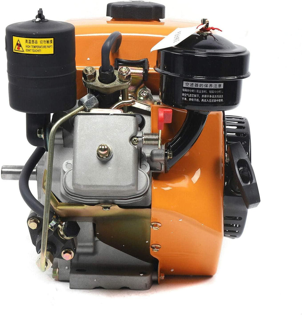 Diesel Engine 196CC Vertical 4-Stroke Diesel Engine Manual Start Single Cylinder Engine 2200KW