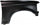 For Ford F-150 1992 93 94 95 96 1997 Front Fender Passenger Side | Replacement for F2TZ16005A, FO1241136 | Trim: All Submodels