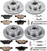 KOE5357 Autospecialty Front and Rear Replacement Brake Kit-Oe Brake Rotors & Ceramic Brake Pads