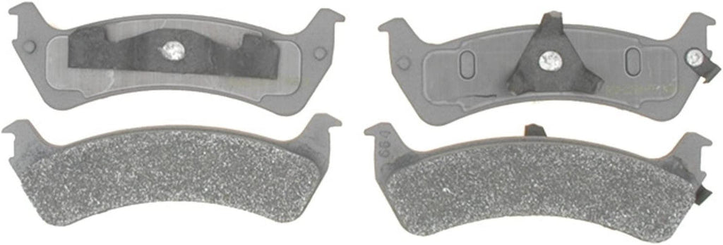 Advantage 14D667M Semi-Metallic Rear Disc Brake Pad Set with Wear Sensor