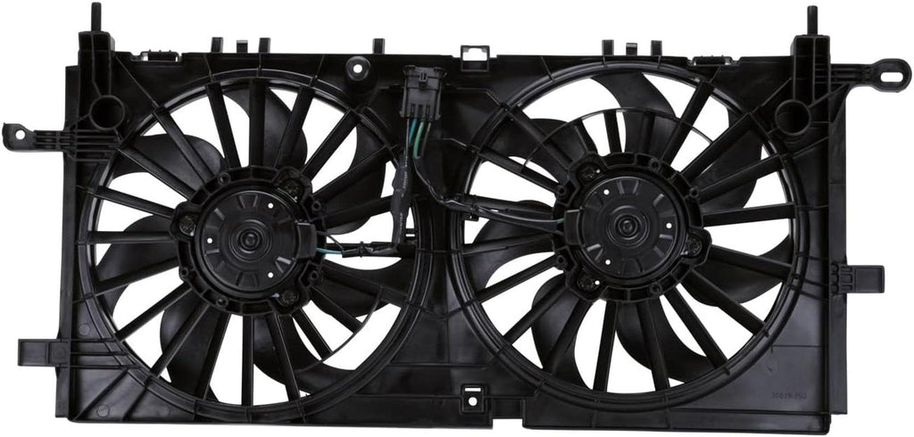 622340 Cooling Fan Assembly Compatible with 2006-2009 Chevrolet Uplander,Black