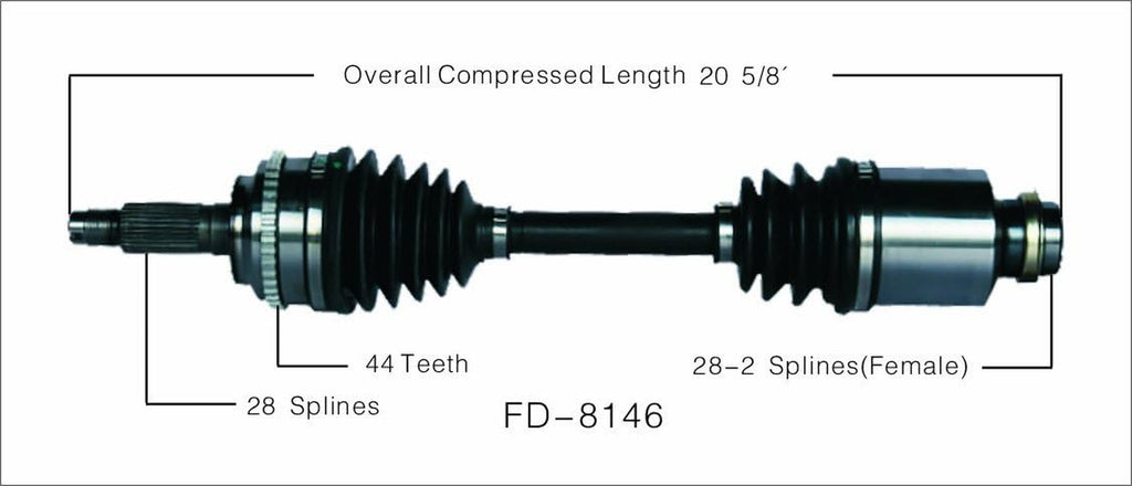 FD-8146 CV Axle Shaft