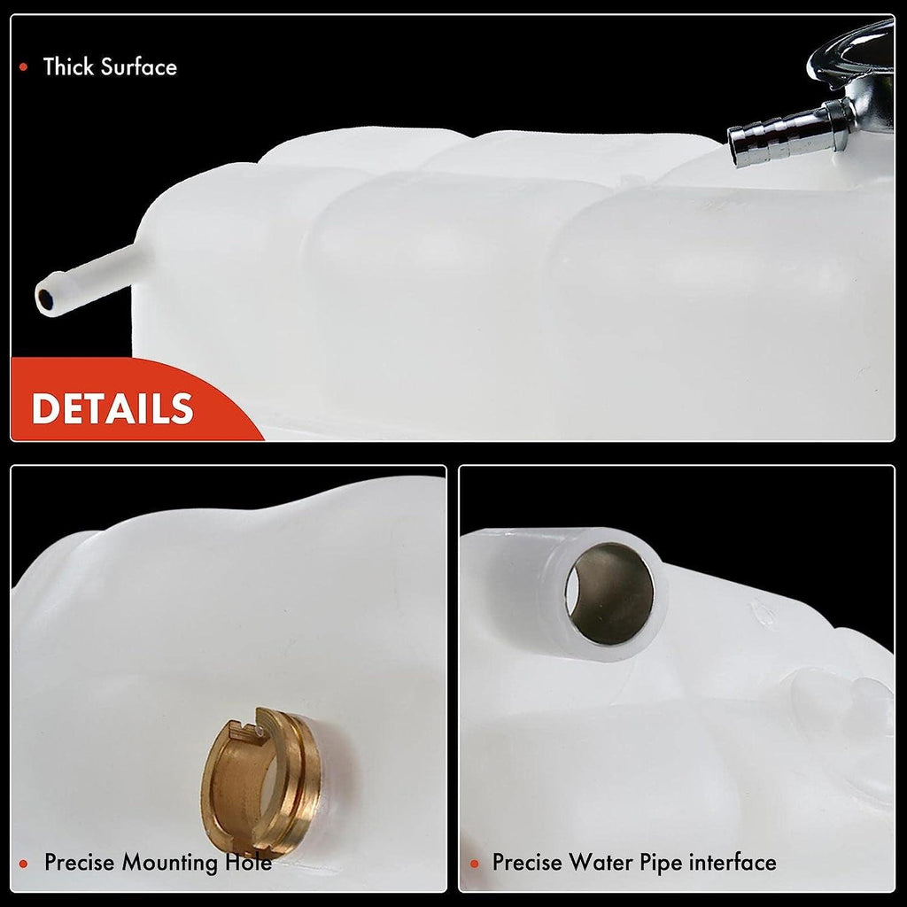 A-Premium Engine Coolant Overflow Recovery Reservoir Tank Compatible with Mercedes-Benz [W124 S124] 300CE, 300E, 300TE 1993, E320 1994 1995, 6Cyl 2.8L 3.2L, Replace # 1245001349