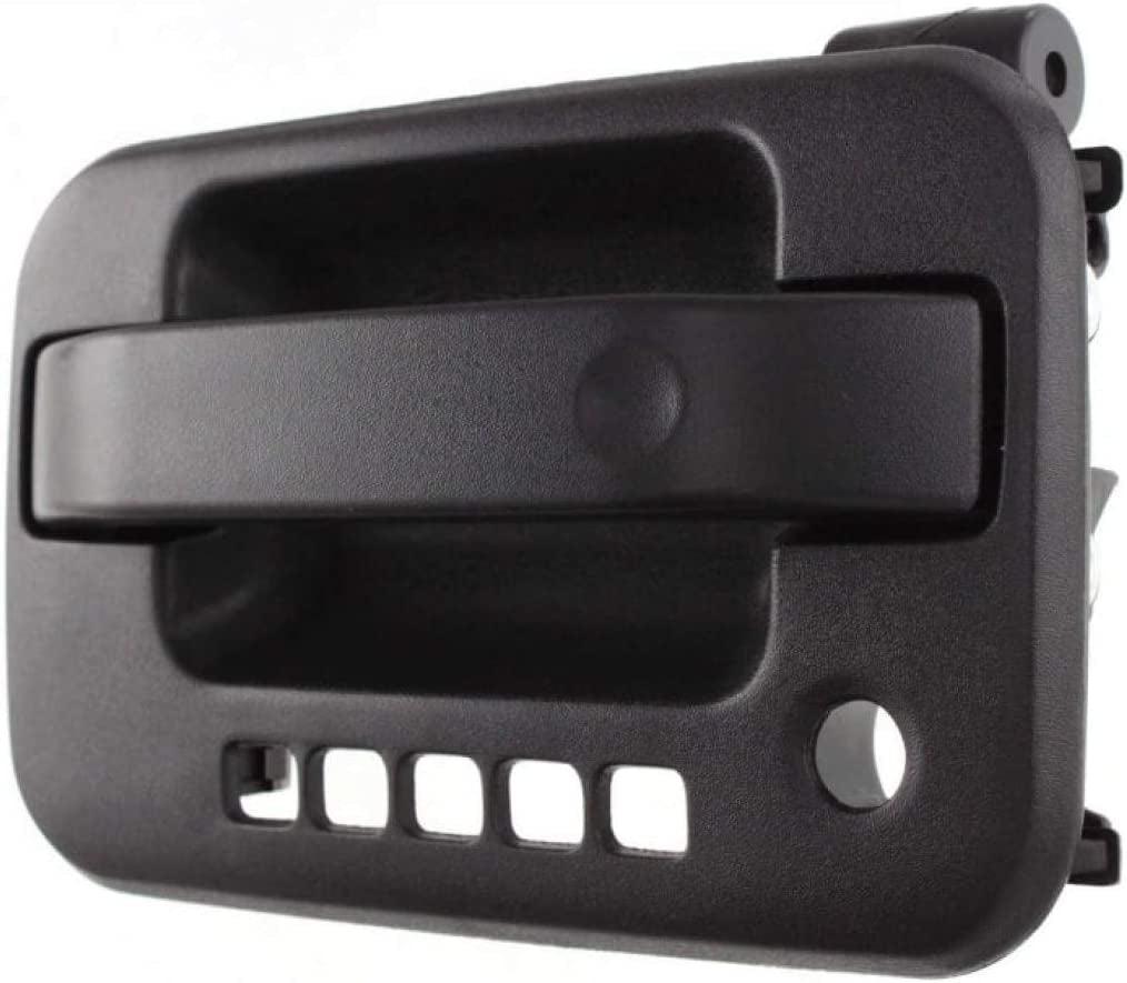 for Ford F-150 Exterior Door Handle Front, Driver Side Black (2004-2014) | with Key Hole | Trim:All Submodels | FO1310128 | 5L3Z1522405CAA