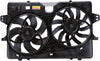 622120 Cooling Fan Assembly Compatible with 2008-2012 Ford Escape , Black