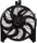 611180 Cooling Fan Assembly Compatible with 2007-2015 Nissan Pathfinder, Black