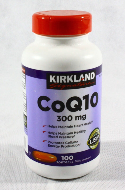 Kirkland Signature Coq10 300 Mg 100 Softgels Heart Health Exp: 10/2024