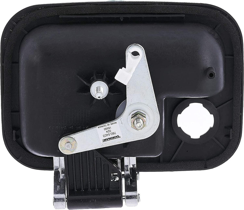 Dorman 760-5403 Front Driver Side Exterior Door Handle Compatible with Select Kenworth / Peterbilt Models, Chrome Lever and Black Housing