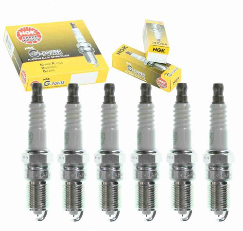 6 Pc NGK G-Power Spark Plugs Compatible with Ford Ranger 3.0L 4.0L V6 1997-2004