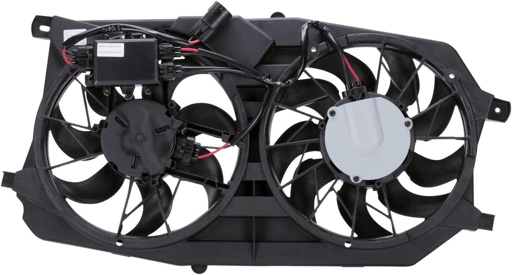 621280 Cooling Fan Assembly Compatible with 2005-2007 Ford Five Hundred , Black