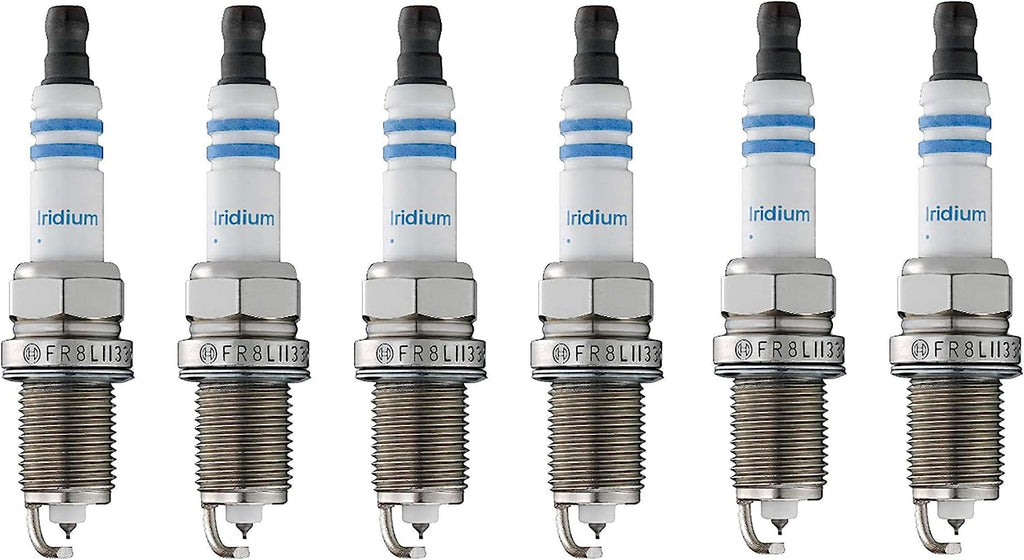 Premium OE Fine Wire Set of 6 Double Iridium Spark Plugs for Acura Honda Mazda