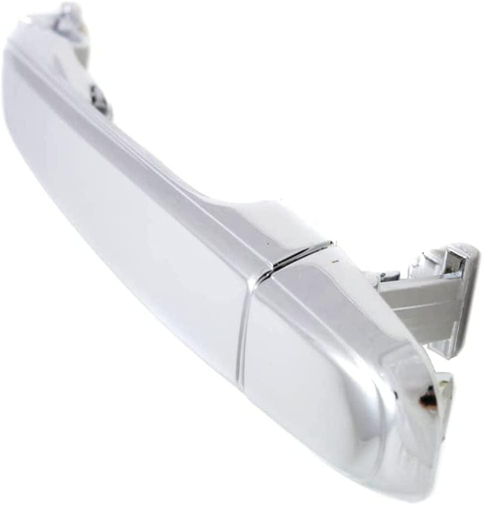 for Toyota Sienna Exterior Door Handle Rear, Driver or Passenger Side Chrome (2004-2010) | Trim:All Submodels