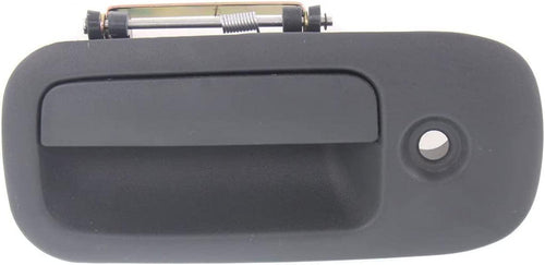 for Chevy Express 3500 Exterior Door Handle Front Driver Side Textured Gray 1996-2002 | with Key Hole | Trim: Base/Ls | GM1310143 | 15167641